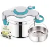 Image de Seb - autocuiseur inox 6l p4900716 - clipsominut'easy + p4900716