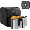 Image de Friteuse À Air Tefal Easy Fry Mega 7,5 L Noir Acier Inoxydable