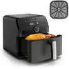 Image de Moulinex Easy Fry Mega Ez855hf0 Friteuse Unique 7,5 L Autonome 2020 W Friteuse D’air Chaud Noir, Gris