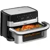 Image de Friteuse Tefal Dual Easy Fry Flex 9l Noir/acier Inoxydable