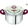 Image de SEB P4411406 Autocuiseur Cocotte minute CLIPSO+ PRECISION - Capacité 8L - Poignées rabattables - inox - Tous feux dont induction