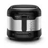Image de Tefal ff215d uno m friteuse (1600 w, capacité 1 kg, thermostat réglable, fenêtre de visualisation, position égouttoir) acier inoxydable/noir FF215D