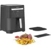 Image de Moulinex Easy Fry & Grill Xxl Ez801810 Friteuse Double 6,5 L Autonome Friteuse D’air Chaud Noir, Acier Inoxydable