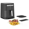 Image de MOULINEX EZ801810 Easy Fry&Grill 2-en-1 Friteuse air chaud et gril Capacité 15 kg Séparateur pour double cuisson Cuisson saine
