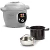 Image de Multicuiseur Cookéo MOULINEX - CE854B10 - Mijoteur Intelligent - Capacité 6L - Jusquà 6 personnes - 80 recettes - Gris - 1600W
