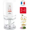 Image de SEB Valentin Mini hachoir électrique 220 W 1 vitesse Lames inox Capacité 50 g Mixeur Fabriqué en France 855306