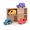 Image de Véhicules miniatures en bois - Vilac - Coffret de 4 voitures City - Colorées - À partir de 3 ans - Intérieur