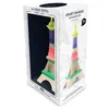 Image de Tour Eiffel Empilable En Bois Pastel 15 X 14.5 X 34 Cm Vilac
