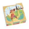 Image de Cubes en Bois Les Contes Vilac Multicolore