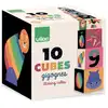 Image de Cubes Gigognes Arc-en-ciel Carton Coloris Unique Tour 87 Cm Vilac