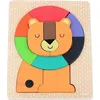 Image de Puzzle Encastrement Lion En Bois