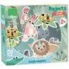 Image de Magnets En Bois Coffret 20 Pièces Bleu 15x14x6 Cm Vilac