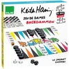 Image de Coffret Jeu De Dames Et Backgammon "keith Haring" - Multicolore - Jeux De Stratégie