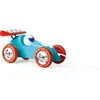 Image de Voiture De Course A Trainer Turquoise Et Rouge