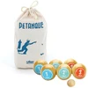 Image de Jeu De Pétanque Rétro En Bois - Multicolore