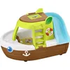 Image de Bateau de croisière des Kloro - VULLI - Dès 18 mois - Piscine toboggan canot - Marron blanc bleu et vert