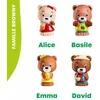 Image de Lot de 4 personnages famille Browny - VULLI - Les Klorofil - Bébé - Mixte