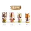 Image de Lot De 4 Figurines Personnages Nutnut Family Écureuils Forêt Blister Transparent Klorofil