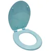 Image de Abattant WC - ARVIX - Universel - Bois compressé HDF - Vert - Charnières en plastique