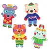 Image de Petits choux activites de collage - DJECO - Pack petites fournitures - Bleu