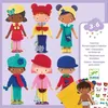 Image de Jouet - Djeco - DJ00086 - Personnages Fille et Garçon - Coffret créatif - À partir de 3 ans