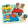 Image de Djeco Puzzle En Bois Jouet - Puzzle En Relief Coloré Pour Enfants