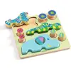 Image de Djeco Puzzle Puzz & Roll Bariolo - Puzzle Coloré Jouet