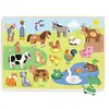 Image de Djeco Puzzle En Bois - Jouet Éducatif Puzzlo Campo Pour Enfants