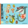 Image de Jeu De Cartes Toktooyou Imitation Et Interprétation Boîte Carton Bleu 12x15.5x3 Cm Djeco