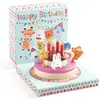 Image de Gâteau Anniversaire Djeco Happy Birthday Accessoires 8 Bougies 4 Multicolor Bois