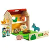 Image de Softi-Farm - Petite ferme en bois - DJECO - DJ06369 - Vert - Dès 18 mois
