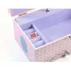 Image de Boite à bijoux musicale enfant Ballerine - DJECO - Violet rose et blanc - 178x117x103 cm