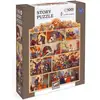 Image de Puzzle Storyteller Djeco Story Puzzles 100 Pièces Multicolor Autres