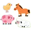 Image de Djeco Jouet Éducatif Puzzle Ferme Fsc Mix 3-6 Pièces