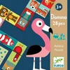 Image de Dominos Animo-Puzzle - DJECO - Jeu éducatif pour enfants de 3 ans - 28 pièces en carton robuste