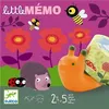 Image de Jeu de mémoire DJECO Little mémo avec 9 animaux et 15 jetons fleurs pour enfants de 2 ans et plus