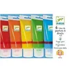Image de Peinture à doigts - DJECO - 6 tubes - Lavable à leau - Pots de 75 ml