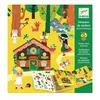 Image de Décoration murale - DJECO - La forêt magique - 50 x 70 cm - Bois massif - Vert