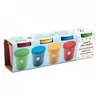 Image de Jouet créatif - DJECO - Pâte à modeler - 4 pots de 140g - Couleurs Rouge Vert Jaune Bleu