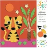 Image de Tableaux de feutrine - DJECO - Mixte - 4 tableaux - 114 gommettes - 20x20 cm