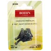 Image de Agrafe pour pantalon - BOHIN - 9 mm - Noire - Pack de 3