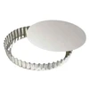 Image de Tourtière Ronde Cannelée Fond Mobile Fer Blanc, GOBEL 32 cm - GOBEL