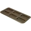 Image de Plaque 6 financiers - GOBEL - 38x18cm - Acier anti-adhérent - Marron