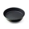 Image de Moule à manqué - GOBEL - Ø24cm - Rond uni - Acier anti-adhérent - Hauteur 5cm - Marron