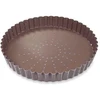 Image de Tourtière perforée partiellement avec fond mobile, Gobel 24 cm - GOBEL