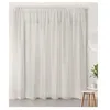Image de Linder 0390 /10/344 Voilage Grande Largeur Polyester Lin Blanc Galon Fronceur 420 x 240 cm