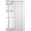Image de Voile de Lin - LINDER - 0170/10/375FR - Blanc - 145 x 260 cm -  illets