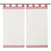 Image de Paire De Petit Voilage Vichy Rouge Et Blanc