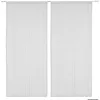 Image de Paire de Petits voilages en Lin Blanc 60x160 cm