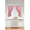 Image de Rideau - LINDER - 0163 - Carreaux Vichy Rouge et Blanc - 75 x 160 cm - Occultant